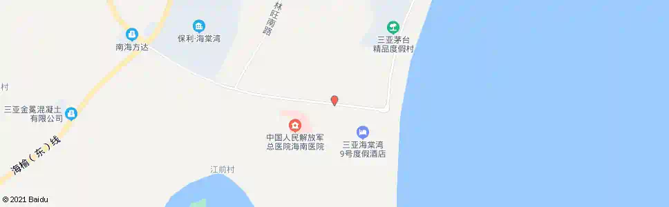 三亚江林路路口_公交站地图_三亚公交_妙搜公交查询2025