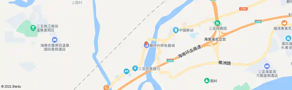 三亚藤桥市场_公交站地图_三亚公交_妙搜公交查询2025