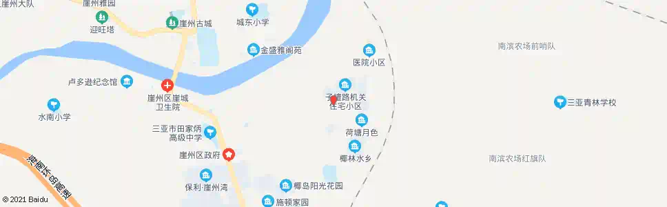 三亚南滨119连_公交站地图_三亚公交_妙搜公交查询2025