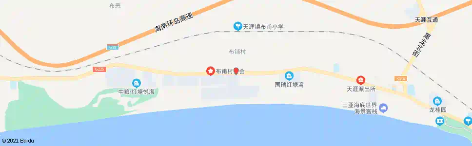 三亚布甫村_公交站地图_三亚公交_妙搜公交查询2025