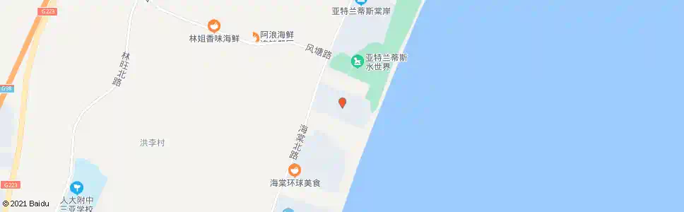三亚香格里拉酒店_公交站地图_三亚公交_妙搜公交查询2025