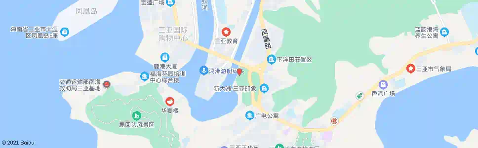 三亚鹿回头广场_公交站地图_三亚公交_妙搜公交查询2025