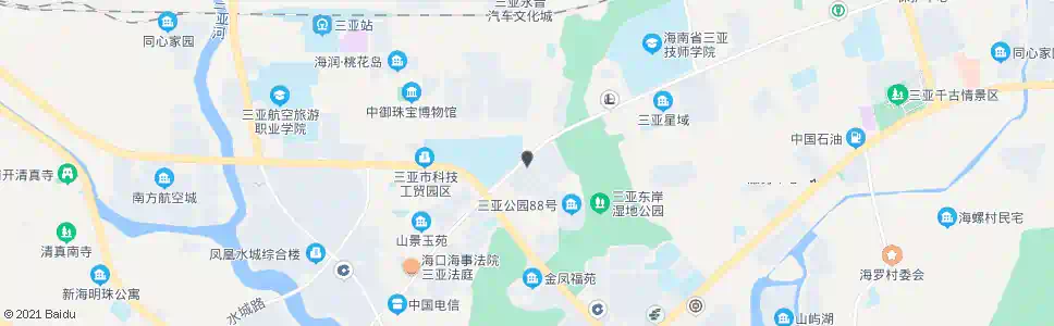 三亚新一中_公交站地图_三亚公交_妙搜公交查询2025