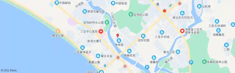 三亚市委党校_公交站地图_三亚公交_妙搜公交查询2025