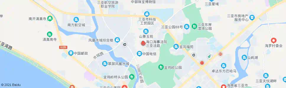 三亚中级法院_公交站地图_三亚公交_妙搜公交查询2025