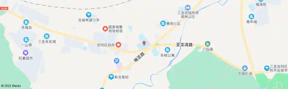 三亚田独民族中学_公交站地图_三亚公交_妙搜公交查询2025