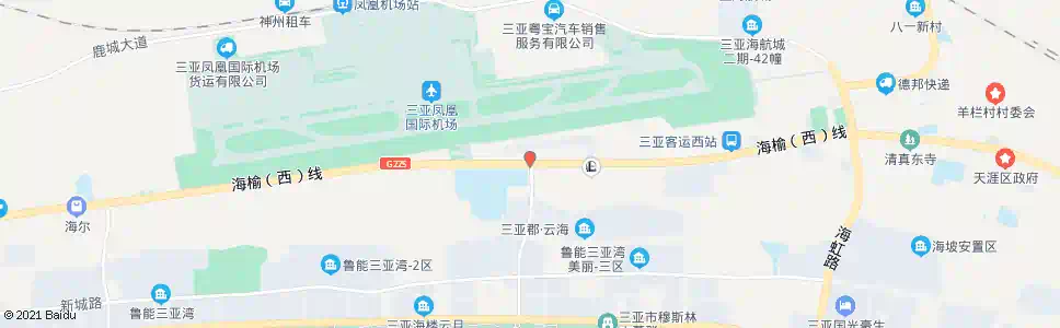 三亚世纪水晶_公交站地图_三亚公交_妙搜公交查询2025