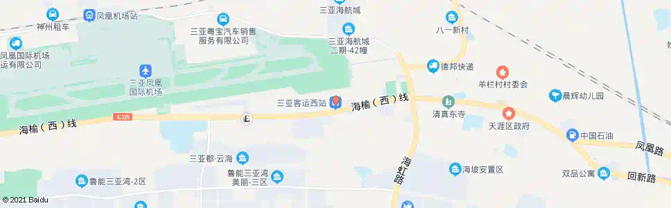 三亚梅西_公交站地图_三亚公交_妙搜公交查询2025