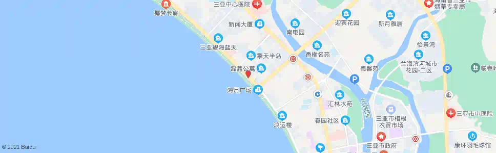 三亚滨海路_公交站地图_三亚公交_妙搜公交查询2025