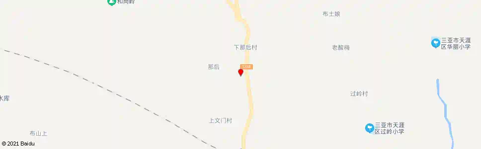 三亚上那后村_公交站地图_三亚公交_妙搜公交查询2025