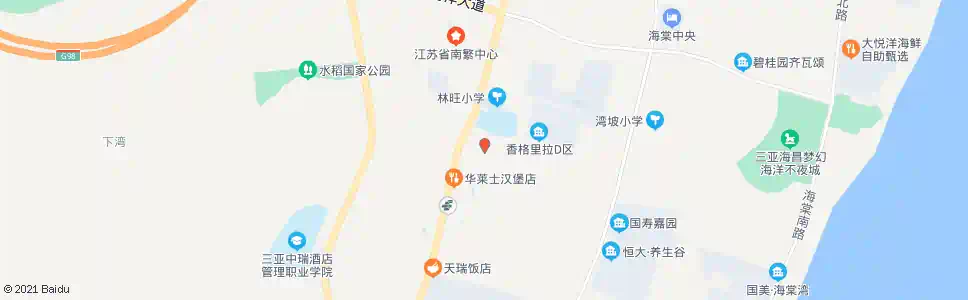 三亚海棠湾管委会_公交站地图_三亚公交_妙搜公交查询2025