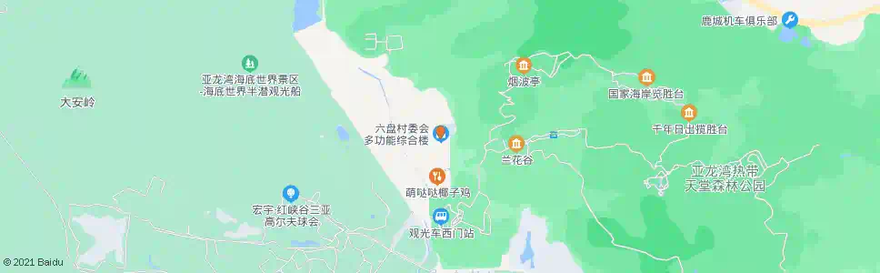 三亚六盘村_公交站地图_三亚公交_妙搜公交查询2025