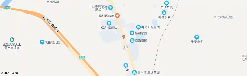 三亚南滨路口_公交站地图_三亚公交_妙搜公交查询2025