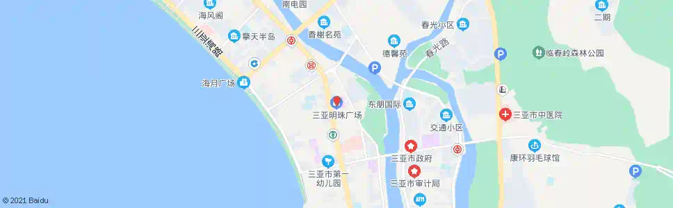 三亚明珠广场_公交站地图_三亚公交_妙搜公交查询2025