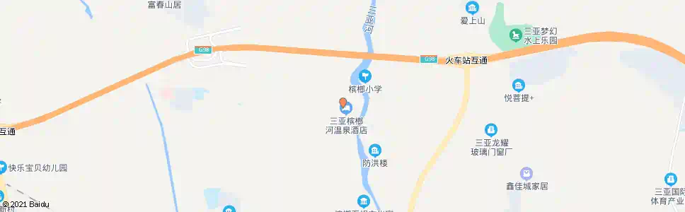 三亚槟榔河景区_公交站地图_三亚公交_妙搜公交查询2025