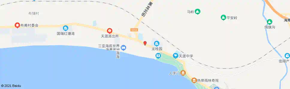 三亚天涯邮政_公交站地图_三亚公交_妙搜公交查询2025