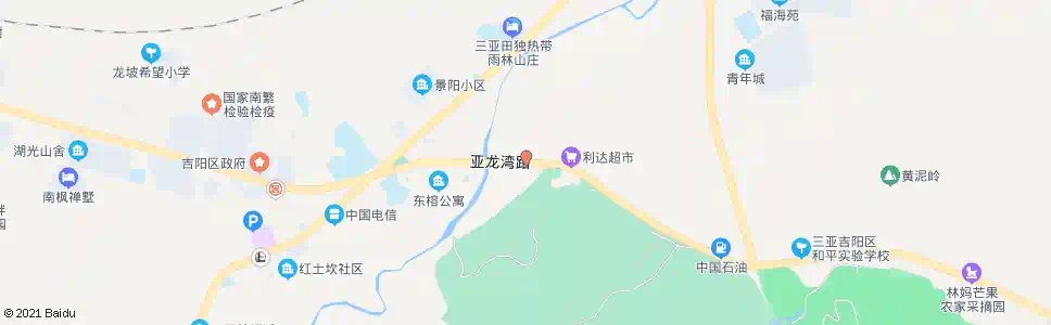 三亚安游路口_公交站地图_三亚公交_妙搜公交查询2025