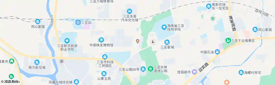 三亚荔枝园路口_公交站地图_三亚公交_妙搜公交查询2025