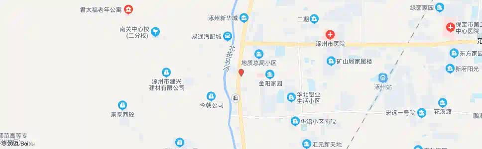 保定和平路西口_公交站地图_保定公交_妙搜公交查询2025
