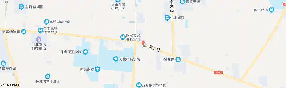 保定高保路口(东)_公交站地图_保定公交_妙搜公交查询2025