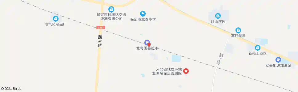 保定北奇中队_公交站地图_保定公交_妙搜公交查询2025