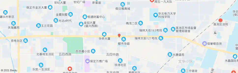 保定七一路阳光大街路口_公交站地图_保定公交_妙搜公交查询2025