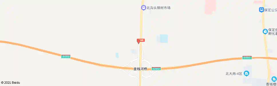 保定保沧高速(南沟头)_公交站地图_保定公交_妙搜公交查询2025