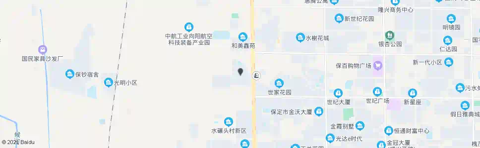 保定西鲁岗(博鑫青年城)_公交站地图_保定公交_妙搜公交查询2025