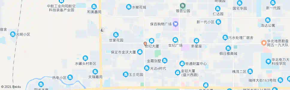 保定市总工会(向阳大街)_公交站地图_保定公交_妙搜公交查询2025
