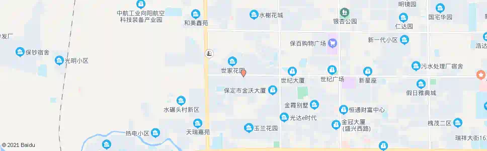 保定天鹅小区_公交站地图_保定公交_妙搜公交查询2025