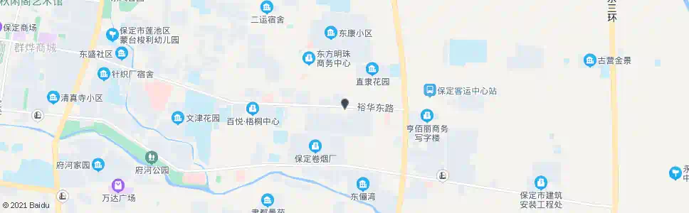 保定东康庄_公交站地图_保定公交_妙搜公交查询2025