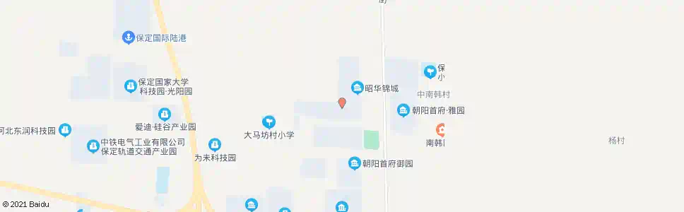 保定西南韩_公交站地图_保定公交_妙搜公交查询2025