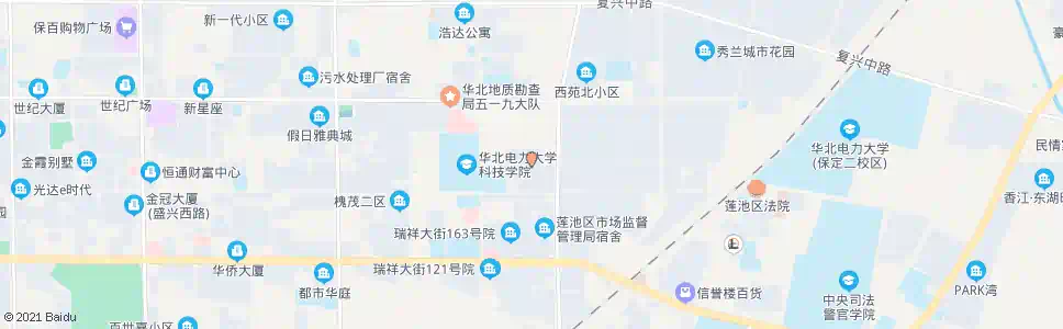 保定省印宿舍_公交站地图_保定公交_妙搜公交查询2025
