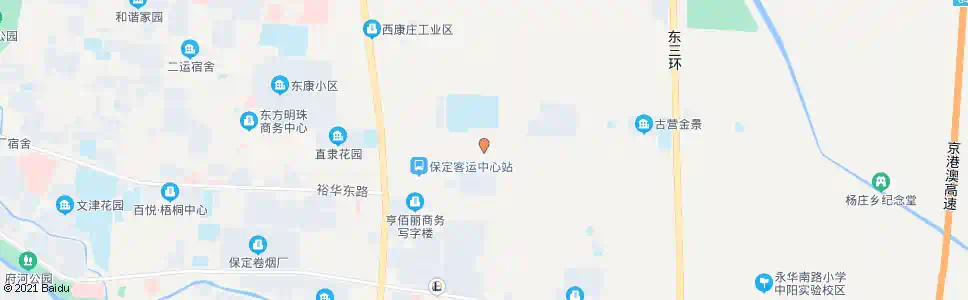 保定交易大厅南门_公交站地图_保定公交_妙搜公交查询2025