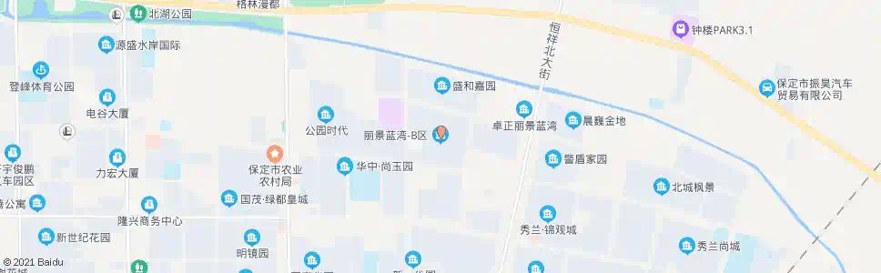 保定丽景蓝湾B区_公交站地图_保定公交_妙搜公交查询2025