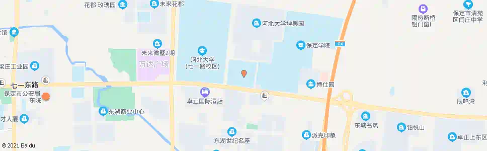 保定保定外国语学校_公交站地图_保定公交_妙搜公交查询2025