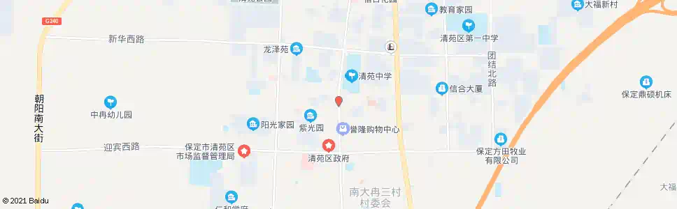 保定老公安局_公交站地图_保定公交_妙搜公交查询2025