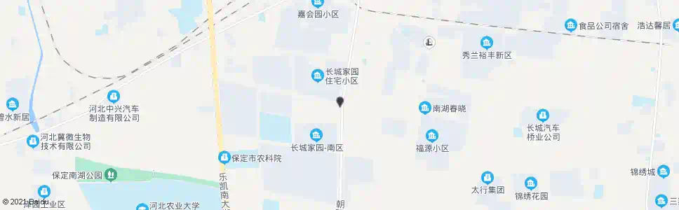 保定朝阳大街水源路口_公交站地图_保定公交_妙搜公交查询2025