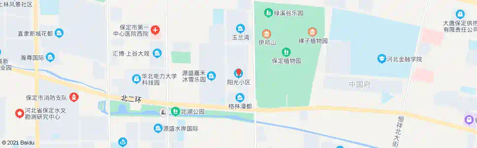 保定阳光小区_公交站地图_保定公交_妙搜公交查询2025
