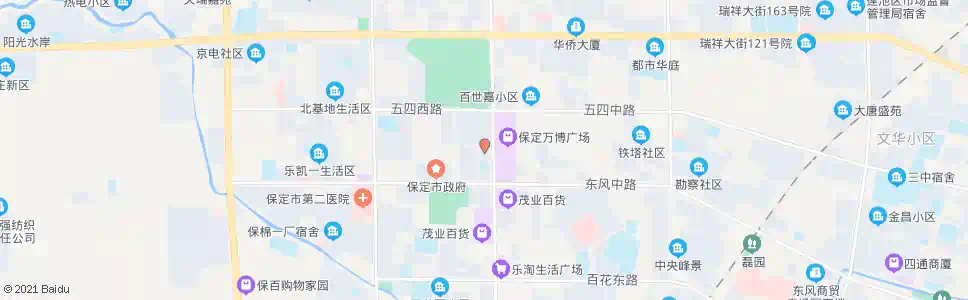 保定军转家属院_公交站地图_保定公交_妙搜公交查询2025