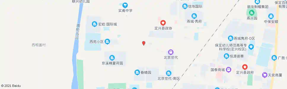 保定红旗大街南口_公交站地图_保定公交_妙搜公交查询2025
