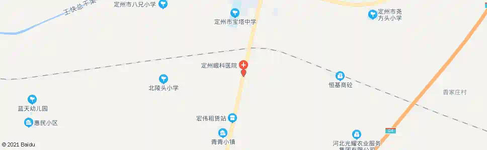 保定定州双语学校_公交站地图_保定公交_妙搜公交查询2025