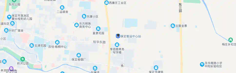 保定客运中心(路口南)_公交站地图_保定公交_妙搜公交查询2025