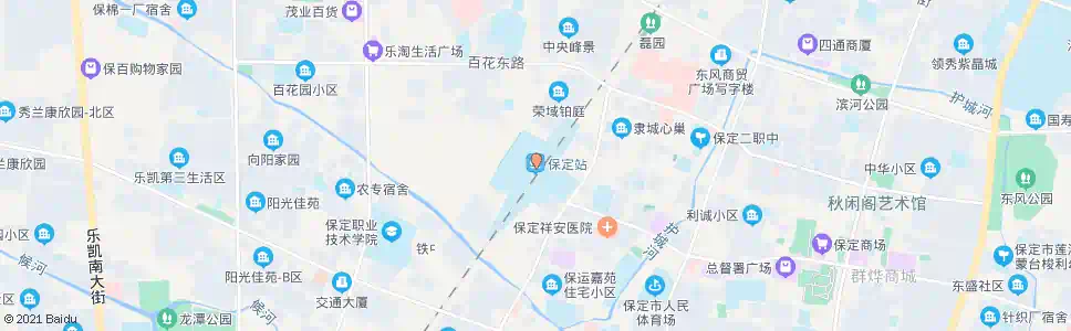 保定江城武馆_公交站地图_保定公交_妙搜公交查询2025