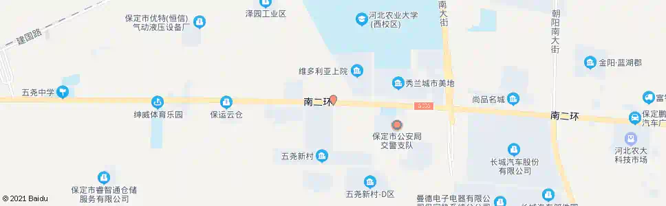 保定农大二分厂_公交站地图_保定公交_妙搜公交查询2025