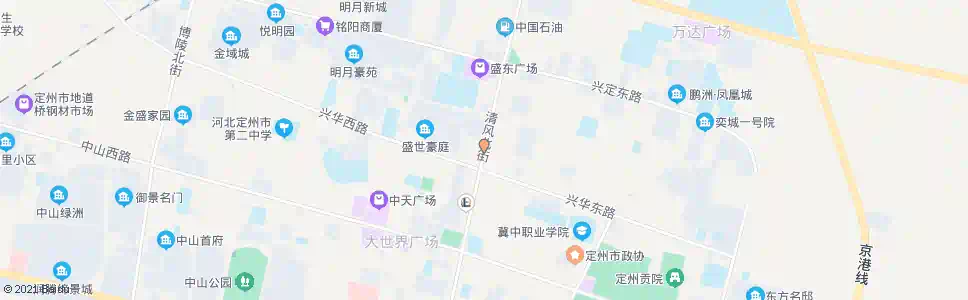 保定师部西_公交站地图_保定公交_妙搜公交查询2025