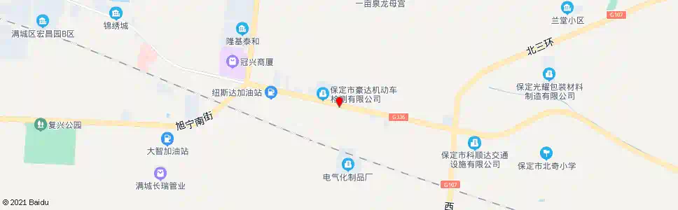 保定一亩泉_公交站地图_保定公交_妙搜公交查询2025