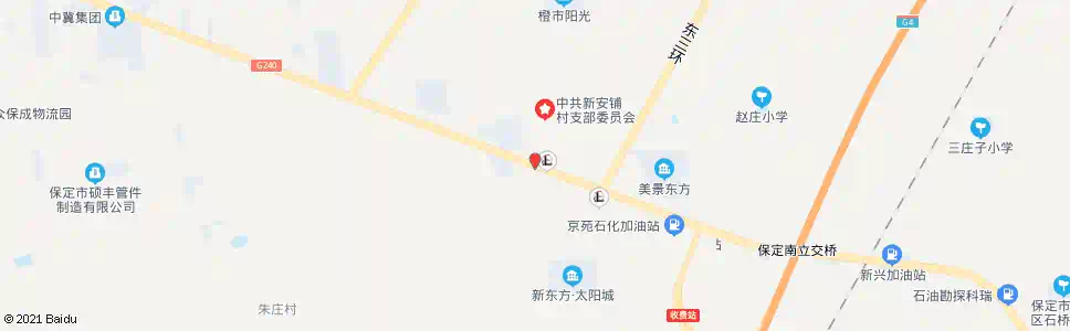 保定新安铺_公交站地图_保定公交_妙搜公交查询2025