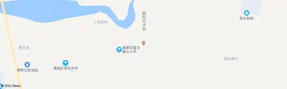 保定留马村_公交站地图_保定公交_妙搜公交查询2025