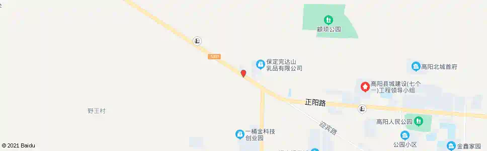 保定高开区转盘_公交站地图_保定公交_妙搜公交查询2025